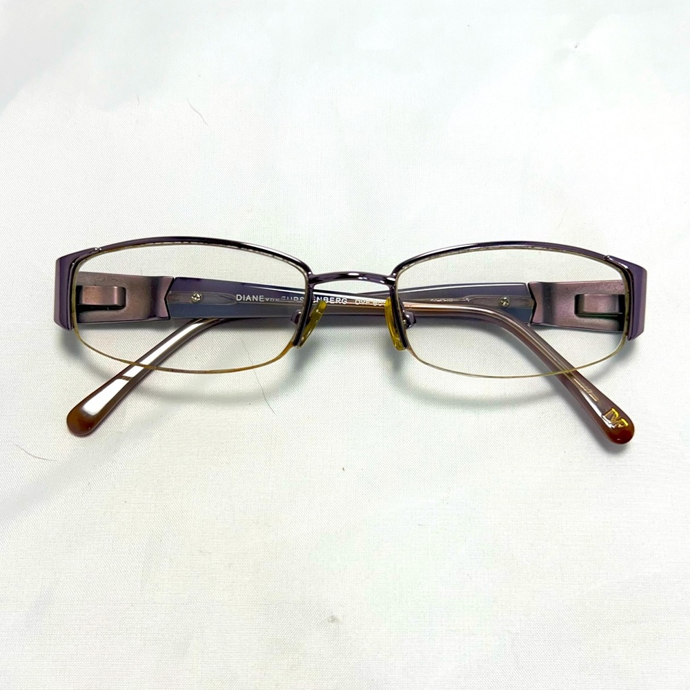 Diane von Furstenberg Purple Eyeglasses - Frames Only